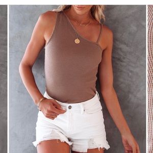Vici asymmetrical tank top